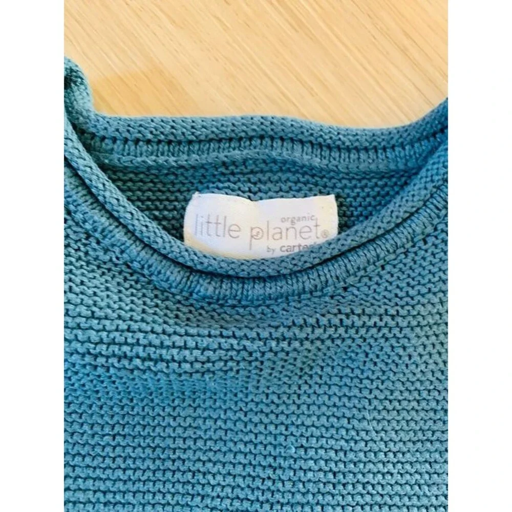 LITTLE PLANET organic cotton knitted sweater 12m